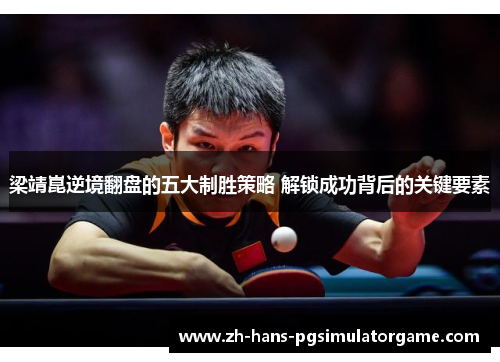 梁靖崑逆境翻盘的五大制胜策略 解锁成功背后的关键要素
